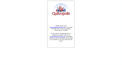 Desktop Screenshot of newsletters.quiltropolis.net